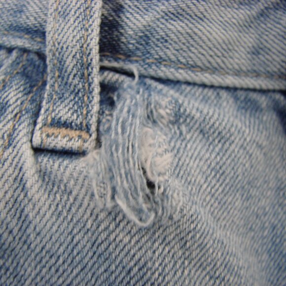 J Brand Joan High Rise Wide Leg Jeans Blissed Out Boho Raw Frayed Hem Tall 26 - Picture 8 of 15